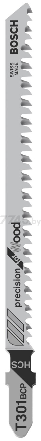 Пилка для электролобзика BOSCH Precision for Wood T301BCP (2608633A40)